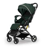 Poussette bébé haut de gamme réversible avec vue panoramique, modèle 58S, châssis en acier inoxydable, pliable, 4 roues, couleurs riches