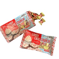 Sachets en plastique personnalisés imprimés, scellés au dos, de qualité alimentaire, thermoscellables pour l'emballage de bonbons, gâteaux, confiseries et snacks