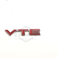 Emblème de coffre arrière en métal 3D en alliage de zinc de conception nouvelle, autocollant de badge de voiture pour Honda Fit Civic Accord Odyssey CR-V Spirior VTEC