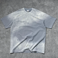 T-shirt déchiré de haute qualité MC BUILD pour hommes, design de groupe de rock, T-shirts à la saveur de sirop contre la toux