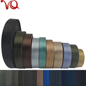 Nhà máy trực tiếp 100% nylon xương cá <span class=keywords><strong>Webbing</strong></span> nặng Dây đai cho túi võng leo núi ngoài trời và DIY làm dây đeo hành lý - Product Image 1