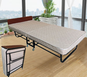 Chine Pas Cher Prix Minimalement Conçu Simple Pliant Après-Midi Bureau Sieste <span class=keywords><strong>Lit</strong></span> Accompagnant Hôtel <span class=keywords><strong>Lit</strong></span> Supplémentaire Mobile En Gros - Product Image 5