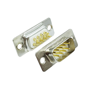Nam Nữ RS232 cổng nối tiếp 9 Cách DB9 D-SUB Bảng điều chỉnh gắn kết nối mạ vàng DB 9pin Dsub Hàn cắm - Product Image 5