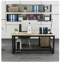 Bureau d'ordinateur en forme de L personnalisé, mobilier de bureau, mobilier de bureau à 90 degrés