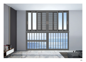 <span class=keywords><strong>Fenêtre</strong></span> <span class=keywords><strong>coulissante</strong></span> en alliage d'aluminium Broken Bridge avec portes et fenêtres en verre de balcon <span class=keywords><strong>panoramique</strong></span> extrêmement étroites et scellées - Product Image 6