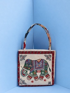 <span class=keywords><strong>Borsa</strong></span> Tote in Tela Jacquard con Coccinella, <span class=keywords><strong>Borsa</strong></span> a Spalla Intrecciata per Donna, per Shopping Quotidiano Casual - Product Image 3