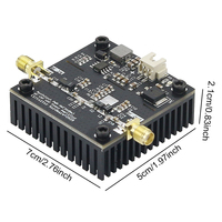 Penguat Daya RF TOOPRE 0.5-800MHz 40dB Gain VHF/UHF/HF Siap Pakai untuk Radio Amatir E615