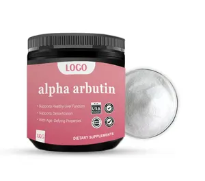 Groothandelsprijs Alfa Arbutine Poeder Cosmetische Bulk 99% Min Pure Extract Huid Whitening Alfa Arbutine