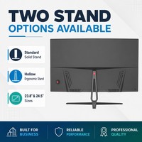 Moniteur de jeu VA 1K de 24,5 pouces 75Hz 144Hz 165Hz à micro-cadre, rétroéclairage LED, 16:9, 5ms, écran de bureau pour le bureau et l'e-sport