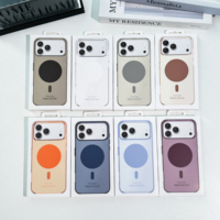 Bon prix pour coque de téléphone magnétique givrée 18 Pro Max pour iPhone 17 Air 16 15 14 13 Plus avec boîte d'emballage