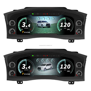 Reproductor Multimedia Android 13 de 12.3 Pulgadas y Pantalla Digital LCD para Actualización del Panel de Instrumentos Virtual para Lexus LX570 2008-2015 - Product Image 3