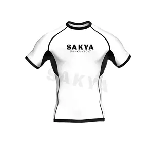 <span class=keywords><strong>2023</strong></span> conception personnalisée plaine <span class=keywords><strong>MMA</strong></span> vierge Rash Guard BJJ Rash Guard avec votre Logo/conception personnalisée fait Logo Jiu-Jitsu Rash Guard - Product Image 1