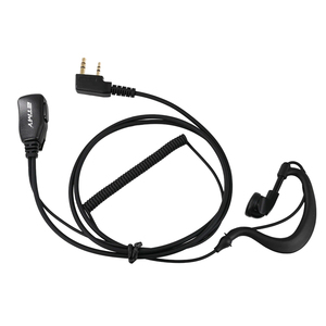 Auricular con Cable Retráctil y Gancho para la Oreja, 2 Pines, para UV5R UV32 TK2000 TK3000 Baofeng, Auricular de Seguridad para Walkie Talkie, Restaurante, PTT - Product Image 1