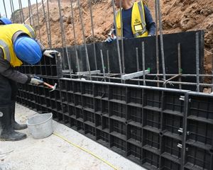 للبيع بالجملة من adpp + Plastic لوح/جدار/عمود من البلاستيك قابل لإعادة الاستخدام للبناء الخرساني - Product Image 1