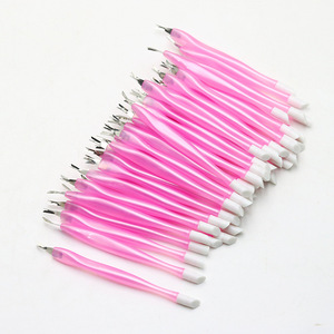 Removedor de Esmalte de Gel UV Directo de Fábrica, Empujador de Cutículas de Doble Uso, Empujador de Cutículas de Acero Inoxidable para Manicura - Product Image 5