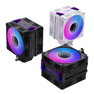Lovingcool High Quality New Air-cooled Radiator 6 Heat Pipe ARGB CPU Cooler PWM <b>Computer</b> <b>Fan</b> LGA Universal Direct Factory Price - Product Image 3