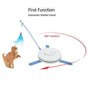 Fornitore all'Ingrosso di Articoli per Animali Domestici: Giocattolo per Gatti 2 in 1 Automatico con Topo e Piuma - Product Image 6