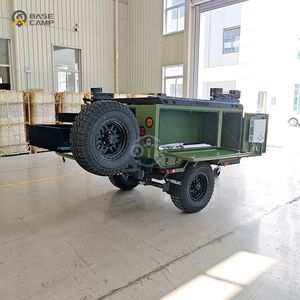 Remorque familiale de camping-car de tente <span class=keywords><strong>pliante</strong></span> avec l'ascenseur manuel de toit et le dessus de <span class=keywords><strong>toile</strong></span> - Product Image 1