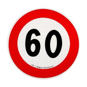 EU phê duyệt <span class=keywords><strong>60</strong></span> km/h tốc độ giới hạn xe nhãn dán - Product Image 1