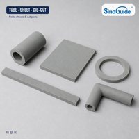 Tube en mousse NBR/PVC pour isolation électrique des conduites CVC, blindage EMI pour tuyauterie solaire thermique, plomberie d'eau et lignes de processus industriels