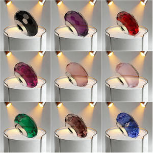 Pulsera de Plata <span class=keywords><strong>S925</strong></span> con Logo <span class=keywords><strong>Ale</strong></span>, Superficie de Río Estrellado, Cuentas de Vidrio Brillantes, Gránulos de Arena Fluida, Superficie Tallada, Cadena de Cuentas DIY - Product Image 2