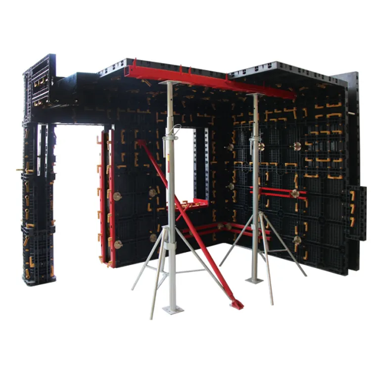 Building adjustable steel beam formwork used shuttering for column and wall