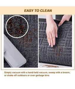 Graceline <span class=keywords><strong>tapis</strong></span> de porte extérieur avant antidérapant avec support en caoutchouc - Product Image 3