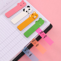 Blocs-notes colorés à motifs d'animaux avec dos adhésif pour la prise de notes et l'organisation