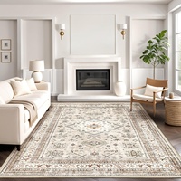 Tapis de salon vintage, grand, doux, lavable, tapis oriental traditionnel pour chambre à coucher, tapis décoratif pour sol intérieur