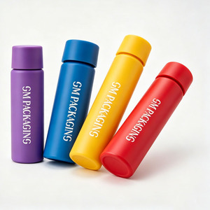 Tube à essai en verre personnalisé, écologique, tubes en verre coloré avec <span class=keywords><strong>bouchon</strong></span> sécurité enfant - Product Image 1