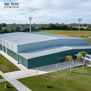 อาคารโครงสร้างเหล็กสำเร็จรูปแบบ Clear Span สำหรับสนามกีฬาอเนกประสงค์ อาคารโลหะ อาคารอุตสาหกรรมเหล็ก โกดังเก็บอุปกรณ์กีฬา - Product Image 1