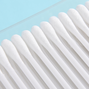 200 pièces de <span class=keywords><strong>coton</strong></span>-<span class=keywords><strong>tige</strong></span> en vrac, économique, pour le nettoyage des oreilles et les soins de beauté, avec bâtonnet en bambou/<span class=keywords><strong>bois</strong></span> et tampons de <span class=keywords><strong>coton</strong></span> - Product Image 2