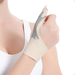 Fitness <span class=keywords><strong>Bandage</strong></span> Poignet Attelle Sangle Ceintures Anti Entorse <span class=keywords><strong>Pouce</strong></span> Protecteur Compression Élastique Main Doigt Fixe Correction Soutien - Product Image 1