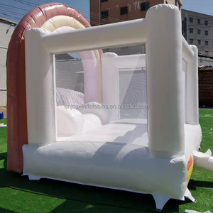 Precio barato Pvc Pastel Arco Iris castillo hinchable comercial inflable con tobogán chico Casa de rebote inflable para <span class=keywords><strong>alquiler</strong></span> de fiestas - Product Image 3