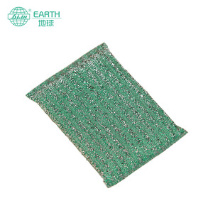 Earth Cleaning Sponge Block 13x9x1.5cm High Density Kitchen Degreasing Rectangle Mixed Color Packaging - Product Image 5
