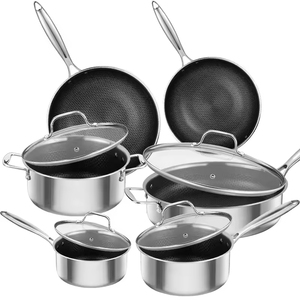 Padella multifunzione da cucina per la casa <span class=keywords><strong>3</strong></span> strati 304 padella in acciaio inossidabile - Product Image 6