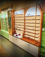 Meubles de présentation pour magasin d'optique, boutique de lunettes de soleil, présentoir de montures de lunettes