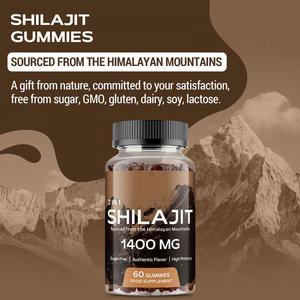 OEM Private Label Organic <b>Shilajit</b> <b>Resin</b> Pure Himalayan Naturel Adult Gut Health Support Gummy Candy 60 Count - Product Image 5