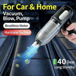NOUVEAU 2026 Aspirateur de voiture sans fil 5-en-1 20000Pa, souffleur d'air portable 4000mAh, pompe sans fil pour maison et auto - Product Image 3