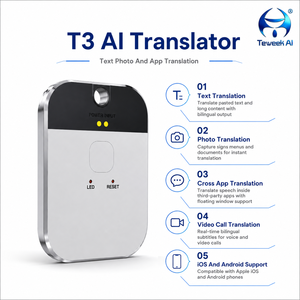 Traducteur de appels vidéo T3, appareil de traduction IA, interprète vocal, communication linguistique en temps réel, assistant intelligent - Product Image 3