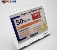 Mettez en surbrillance le supermarché intelligent e-ink 1.54 pouces affichage étiquette d'étagère électronique ESL étiquette de prix numérique étiquette de prix numérique epaper