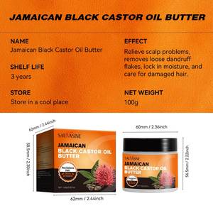 Acondicionador Nutritivo Profundo de Moda con Mantequilla, Aceite de Ricino Orgánico y Aceite de Ricino Negro Jamaicano para el Cabello - Product Image 3