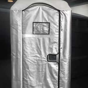 Housse de protection pour toilettes portables en PVC industriel écologique, légère, détachable et pratique - Product Image 1