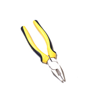 Pince multifonctionnelle de 6, 7 et 8 pouces, outils de quincaillerie, finition nickel poli, noir chromé