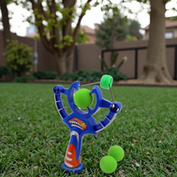 Mini lanceur de balles en mousse électronique en plastique pour enfants - Sûr et amusant, lanceur de poche