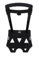 Valise pour enfants WELFULL E-179 pas chère, luxueuse, tendance, écologique, à longueur réglable, argentée, 2 sections, poignées télescopiques en métal