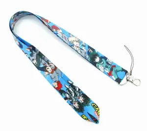 Fabriek Prijs Japan Anime Cartoon Telefoon Sleutelhanger Anime Mijn Hero Academia Lanyard