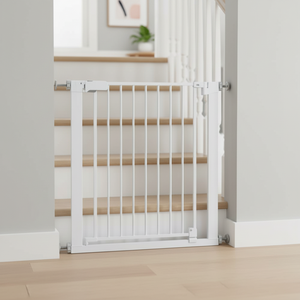 Barrière de sécurité pour bébé à fermeture automatique Easy Fit, en métal, pour escaliers et portes, utilisation pratique sans perçage, barrière de sécurité pour enfants - Product Image 5
