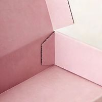 Individuell Bedruckte, Umweltfreundliche und Recycelbare Rosa Flugzeug-Schachteln, Ideal für die Verpackung Kleiner Geschenke und Alltagsgegenstände