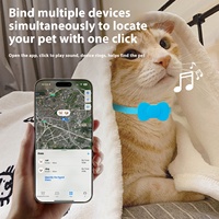 Localisateur GPS pour animaux de compagnie, système de suivi anti-perte, cartes SIM 2G, étanche IP67, compatible iOS, mini application intelligente